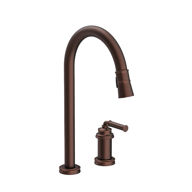 Taft Single Handle Pull Down Kitchen Faucet, Oil Rubbed Bronze