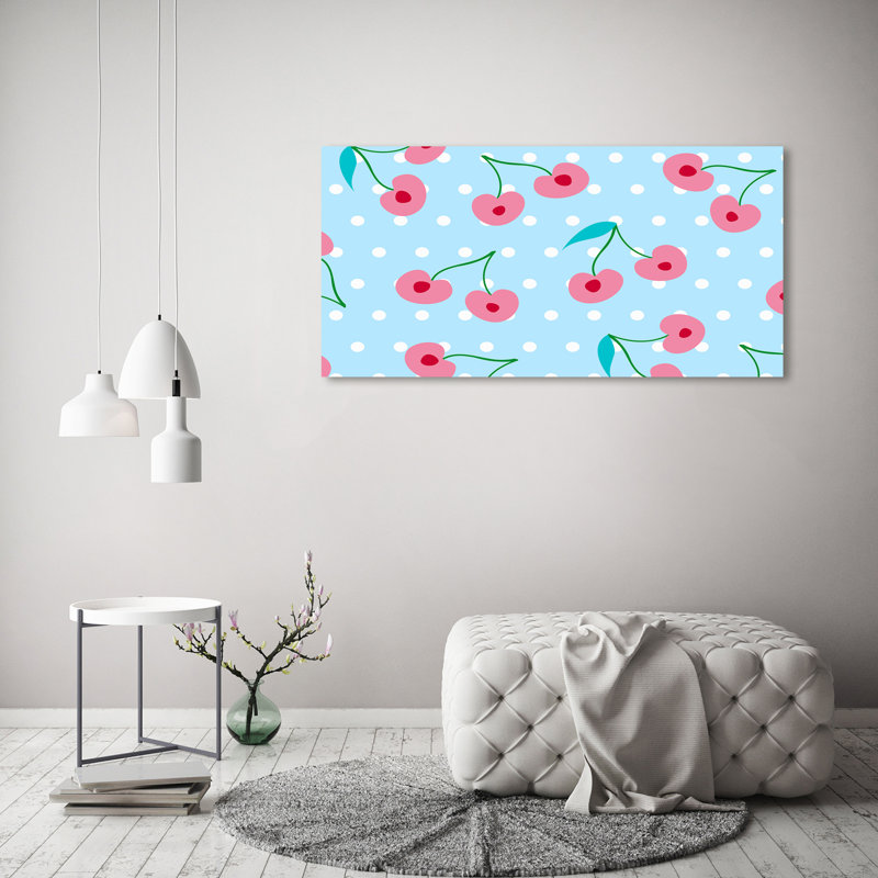Fruit Icons - Wrapped Canvas Print