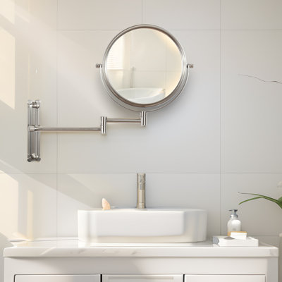 Akiyah Metal Round Mirror