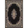 Tapis oriental noir Balthrop