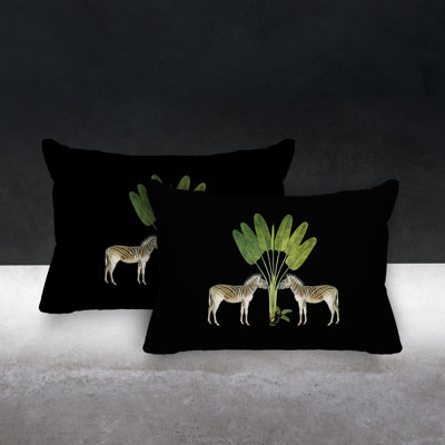 No Decorative Addition Outdoor Reversible Throw Pillow