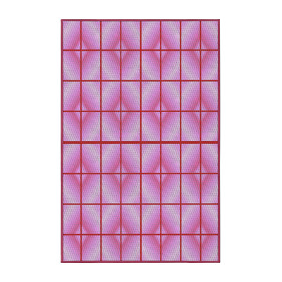 Tapis de zone mauve à motifs