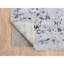 Tapis carré noué à la main 12 pi x 12 pi gris argenté en laine et soie pure 12 pi x 12 pi Sh63467