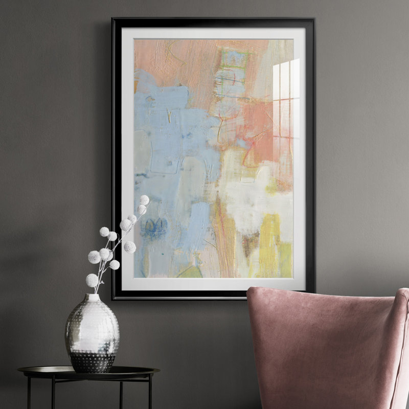 " Cully I ", 24.5" H x 18.5" W x 1" D, Black Framed