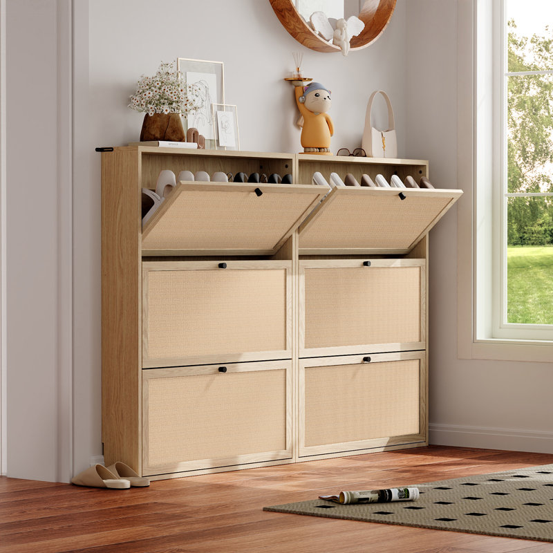 Rangement à chaussures 24 paires, Noir