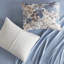 Édredon floral pour grand lit en bleu, doux, imprimé aquarelle, pour matelas jusqu'à 16 po, taille de draps lavables, aquarelle bleue