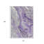 Tapis intérieur lavable abstrait 10 pi x 14 pi mauve