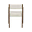 Modern Haze Arm Chair Upholstered Wood-Framed Dining Chair