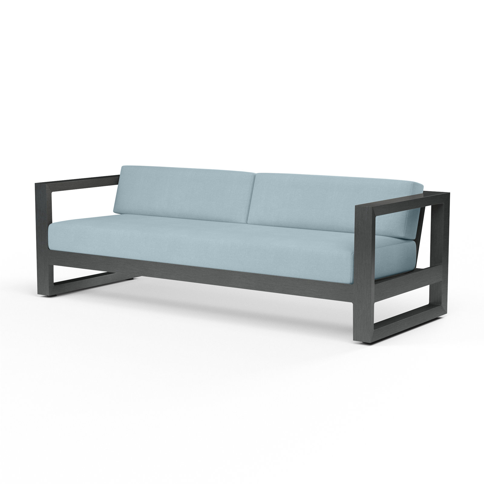 Georgie 90" Sunbrella® Patio Loveseat, Canvas Skyline Sunbrella®, 2