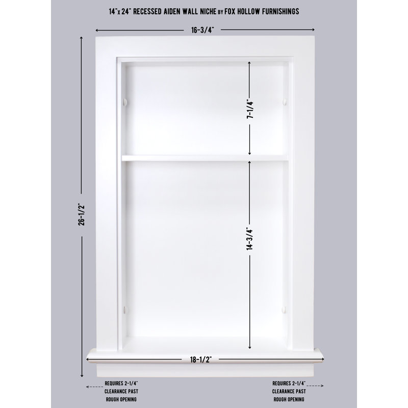 3 Piece Alder Medicine Cabinet