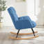 Fauteuil berçant et oscillant rembourré avec tissu
