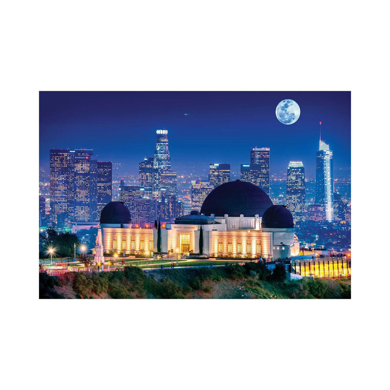 Griffith Park Observatory by Susanne Kremer - Gallery-Wrapped Canvas Giclée on Canvas, Canvas
