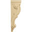 9"W x 10"D x 34"H Super Jumbo Traditional Wood Corbel, Alder (4-Pack)-73318819-73567788