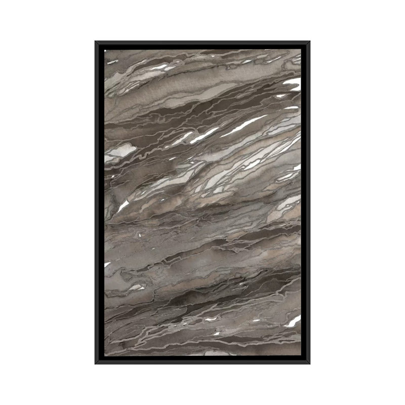 Agate magic, reproduction d’art sur toile tendue dans la terre de rustique, H 48 po x l 32 po x P 1,5 po, Pas de tapis