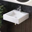 Petit lavabo de salle de bain mural 19 po Chloe Medunjess
