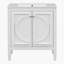 Charmant meuble-lavabo avec plusieurs options de rangement et un design élégant-108525993