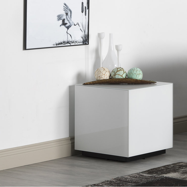 Mcmartin Glass Top End Table