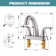 Centerset 2-handle Bathroom Faucet with Drain Assembly