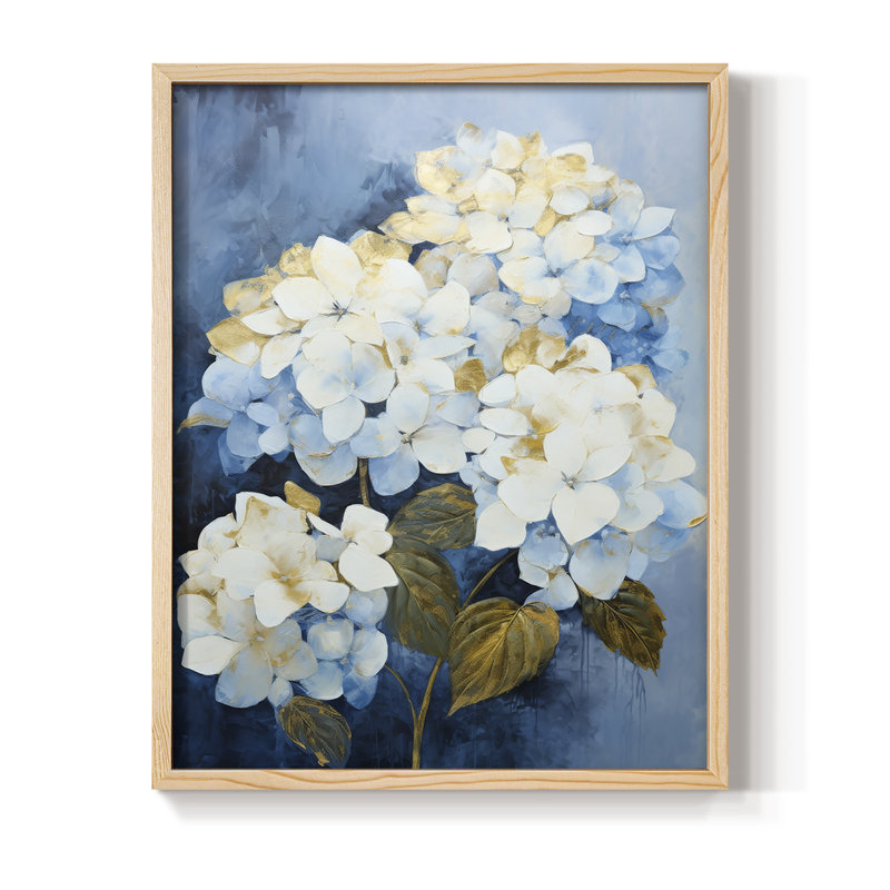 Impression encadrée FLORAL Series Cxx - Bois massif, H 21 po x l 17 po