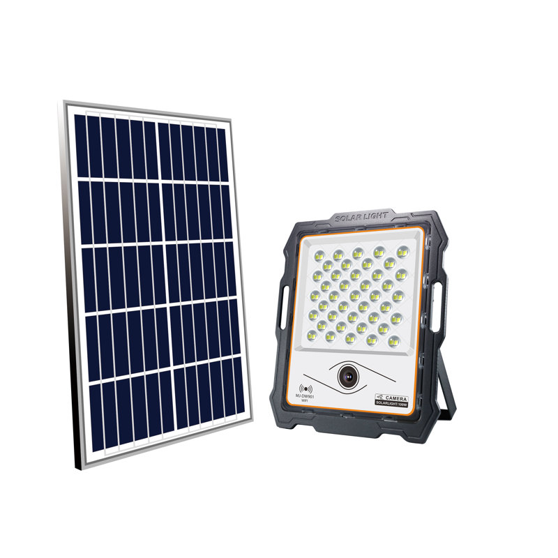 Smart 1 - Head LED Solar Powered Dusk to Dawn Outdoor Security Flood Light with Motion Sensor and Timer