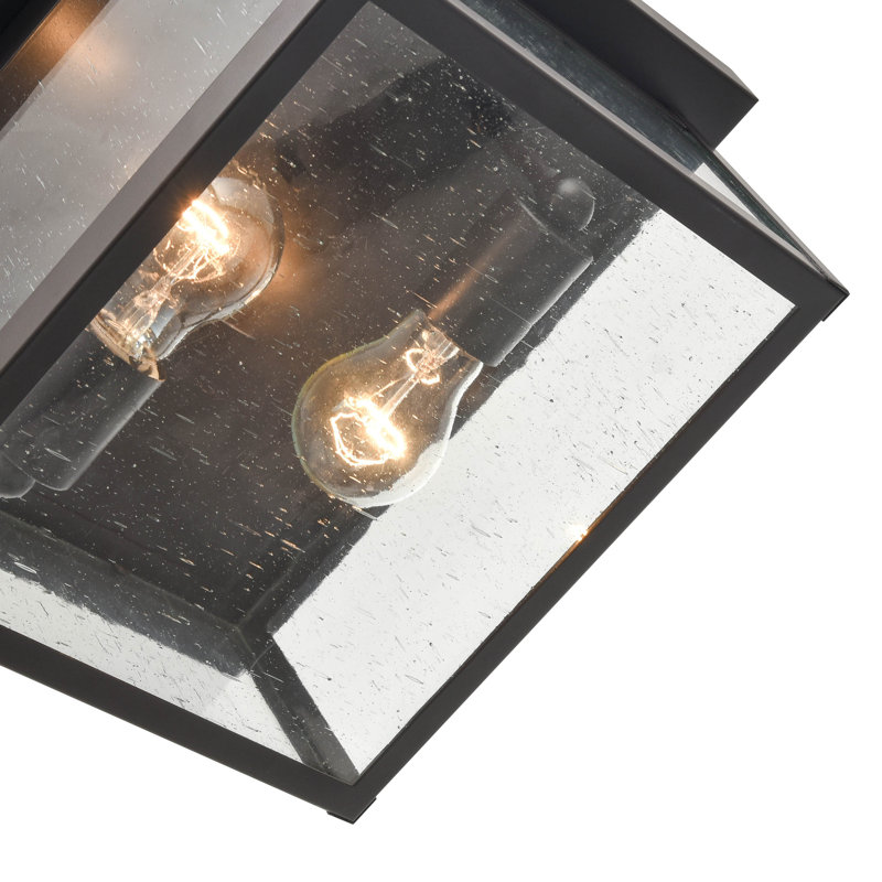 2 lumières 12 po Bronze thermolaqué pour l'extérieur, Bronze