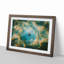 A Starfish on the Ocean Floor - Picture Frame Graphic Art Print-55629049-55629050