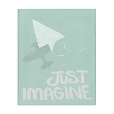 Toile inspirante «Just Imagine Expression», conception de Chen Alyesh