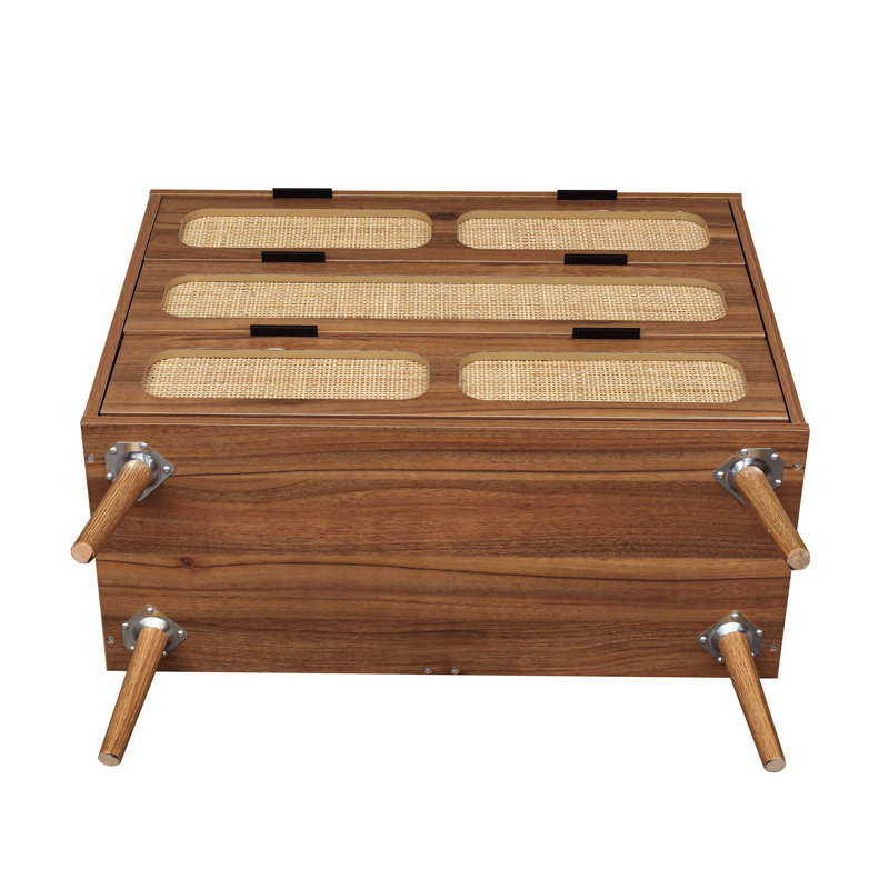 Crannell 31.5'' W Nightstand, Walnut