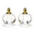 Badash Crystal Zendra Salt and Pepper Shaker Set-10934354