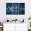 Chicago Night Lights, reproduction d'art sur toile-331400865