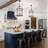 Qudarius 4-Light Dimmable Iron Drum Chandelier -1120125888