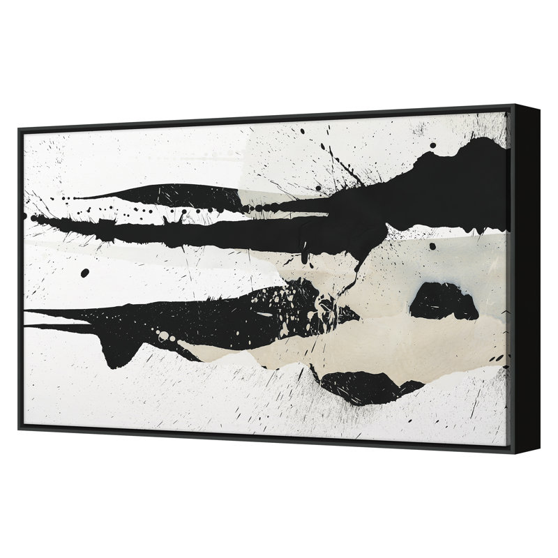 Bone 7 Print by Hoang, Van, 23" H x 35" W, Black