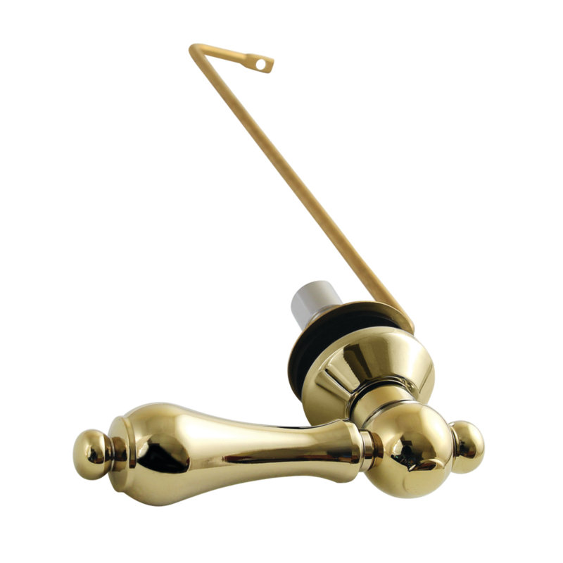 Kingston Brass Restoration Side Mount Toilet Tank Lever, Polished Brass
