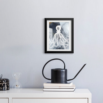 Octopus Ink I -Framed Print