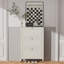 Armoire à chaussures spacieuse en MDF de style moderne pour vestibule
