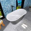 Baignoire de trempage autoportante en acrylique 59 po. X 29,13 po.