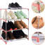 Petite étagère à chaussures empilable à 4 niveaux, étagère de rangement légère pour vestibule, couloir et garde-robe-1847498936-1847498937