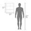 Wanna 23" High Double Door Medicine Cabinet  With Three Shelves For Bathroom White