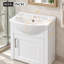 Ensemble de meuble-lavabo autoportant 20 po avec lavabo en céramique 20 po