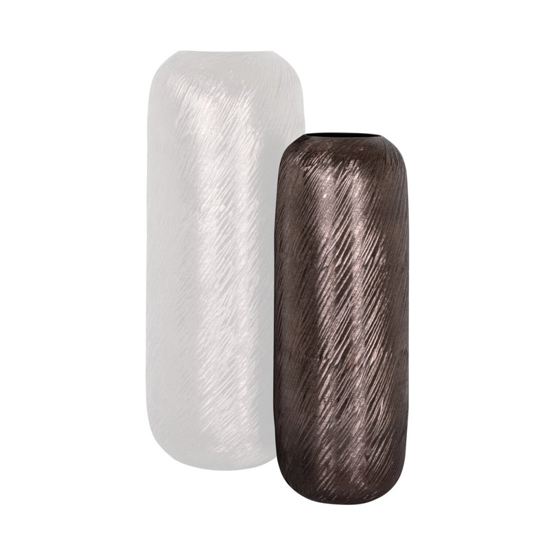 Vase Jilla S, Hauteur totale - 22 po, 2 pièces