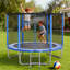 VEVOR in. Round Backyard Trampoline with Safety Enclosure