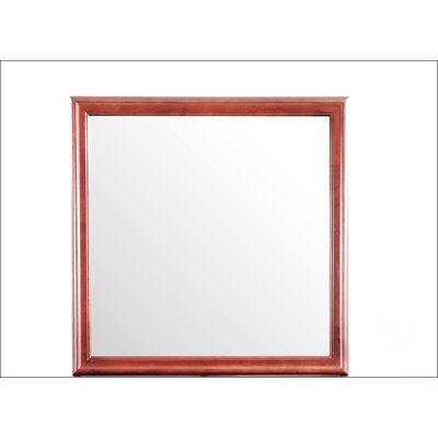 Sophisticated Mirror With A Warm Finish For Adding A Touch Of Elegance And Functionality To Your Interior Decor
