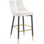 Cowans Upholstered Counter Stool with Metal Frame-452450471