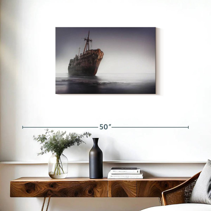 Mehar Shipwreck, 20" H x 30" W