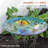 Alverda Glass Butterfly Birdbath