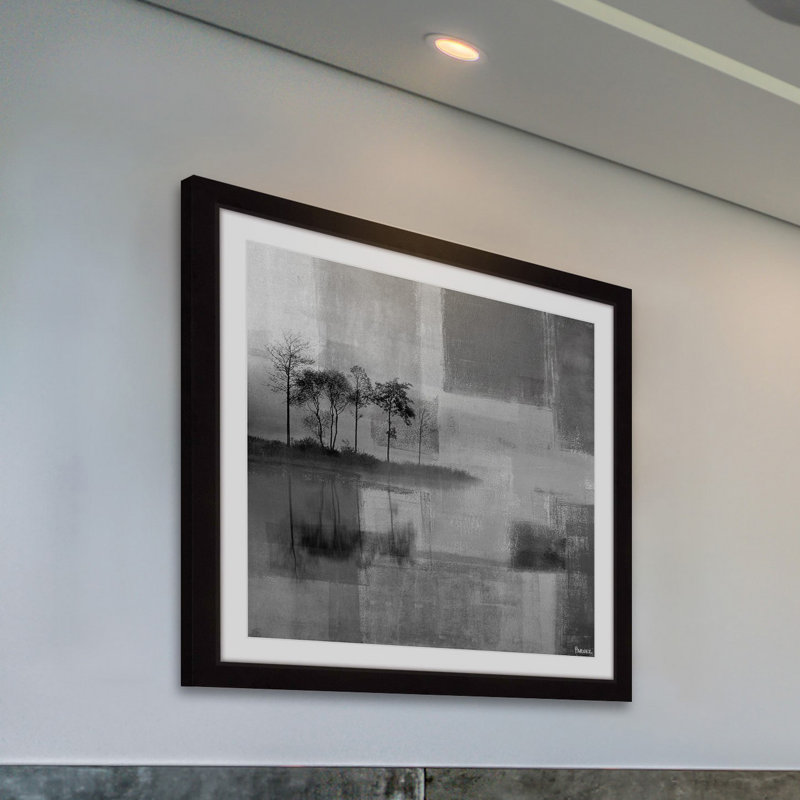 « grey landscape » par parvez taj,-cadre photo, reproduction d’art sur papier, H 12 po x l 12 po x P 1,5 po