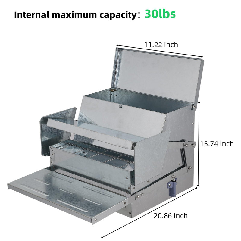 Dinise Feeder, 15.4" H x 11.2 " W x 20.86" D