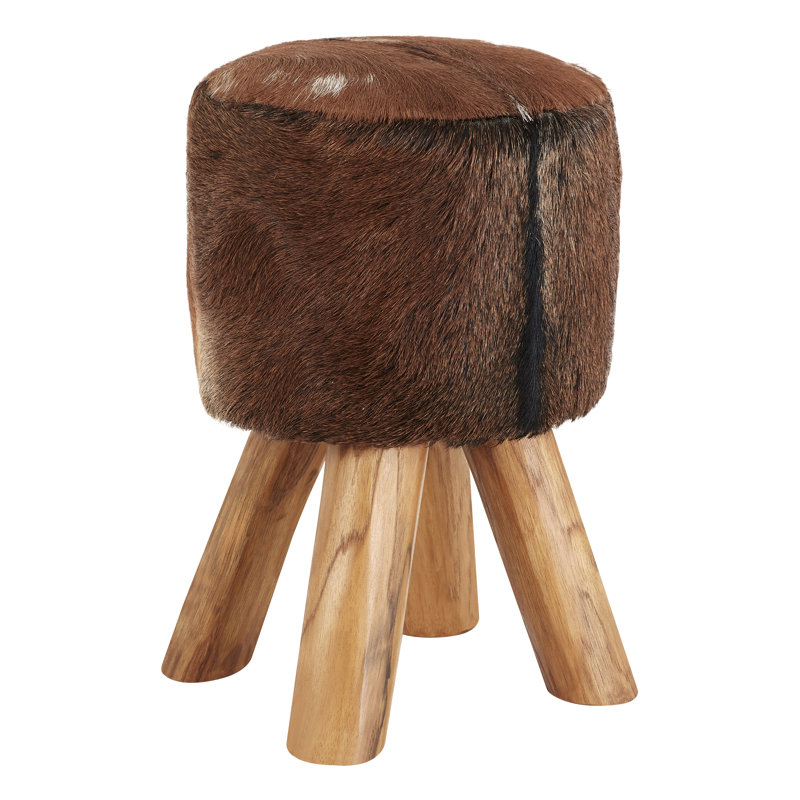 Meansville Solid Wood Accent Stool