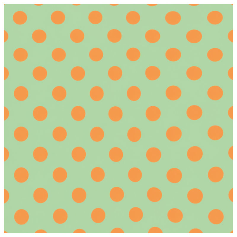 Édredon orange à pois, Queen