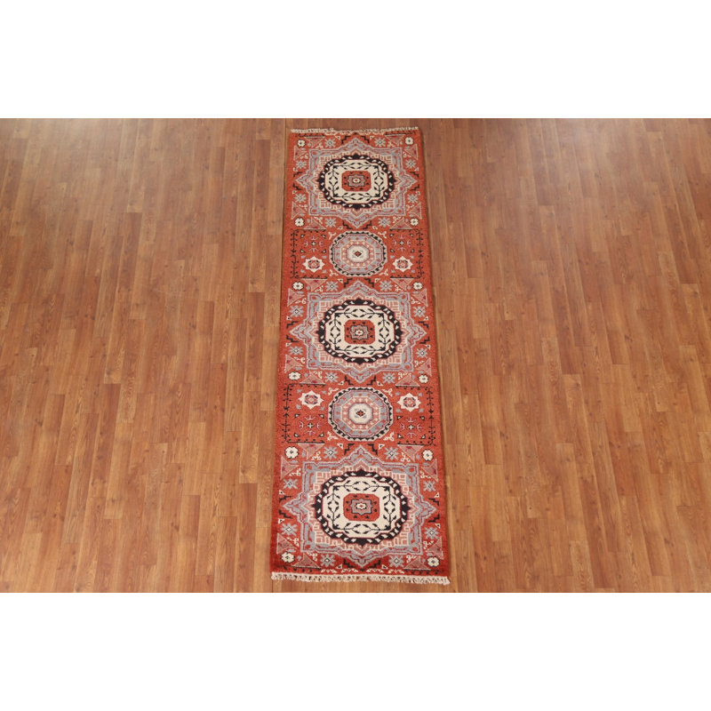 Tapis de couloir oriental géométrique 3x8